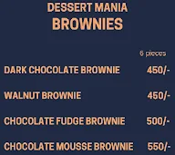 Dessert Mania menu 1