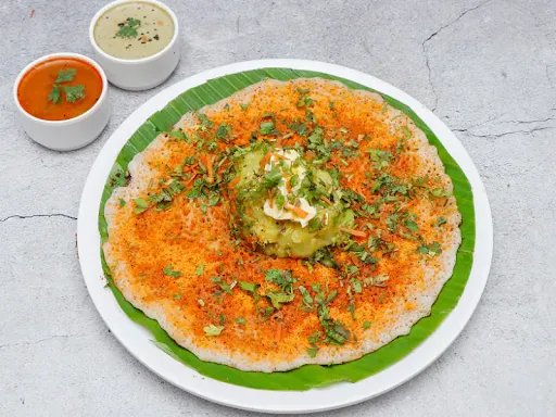 Open Butter Msala Dosa