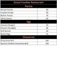 Grand Foodies Restaurant menu 2