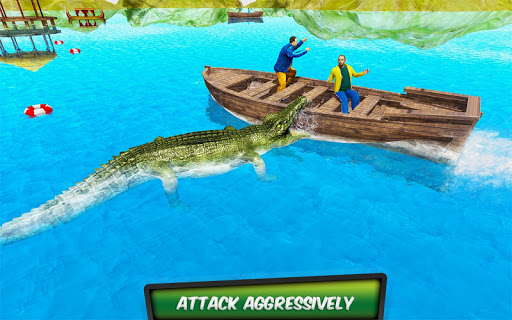 Hungry Crocodile Attack 3D