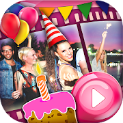 Birthday Video Maker - Birthday Slideshow Creator  Icon