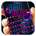 ダウンロード Neon Black Crystal Keyboard をインストールする 最新 APK ダウンローダ