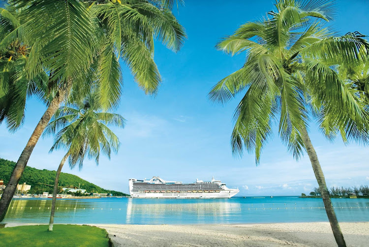 Caribbean Princess in Ocho Rios, Jamaica. 