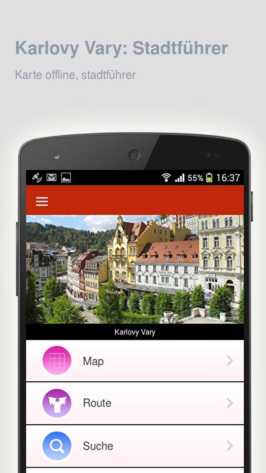Android application Karlovy Vary: Travel guide screenshort