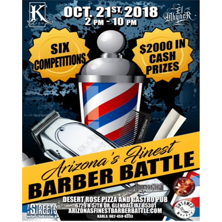 Logo for Barber shop Battle