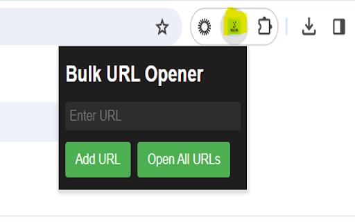 Saved Bulk URL Opener