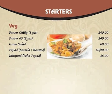 Swad Gomantak menu 