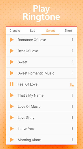 Screenshot Romantic Ringtones