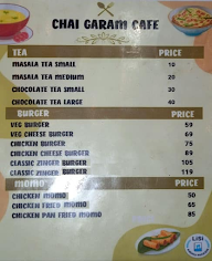 Chai Garam Cafe menu 2