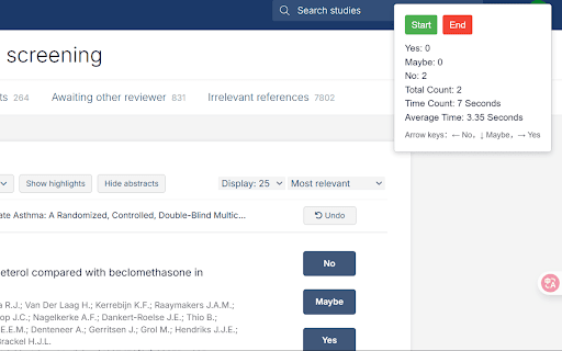 Covidence Screen Booster