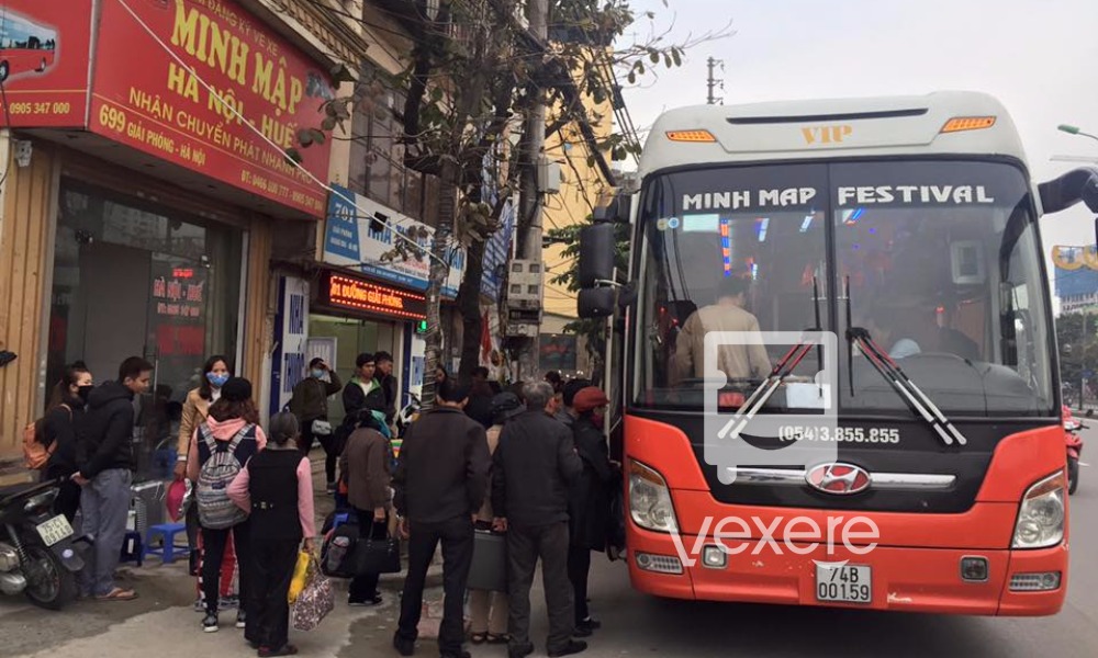 Xe Minh Mập từ Hà Nội đi Huế