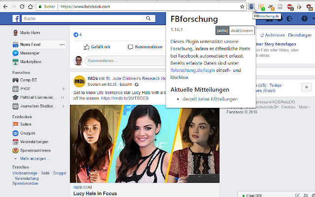 FBforschung.de Browser-Plugin