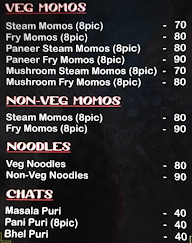 Deepak Juice & Chats menu 2