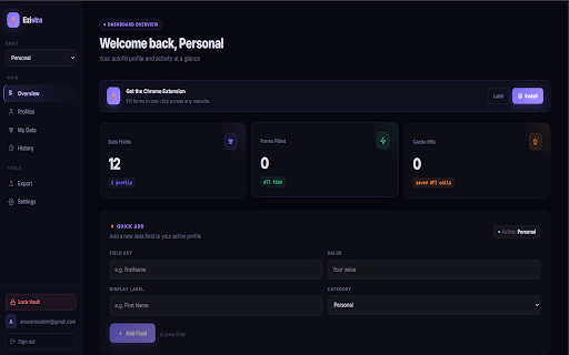 Ezistra - AutoFill Assistant screenshot 2