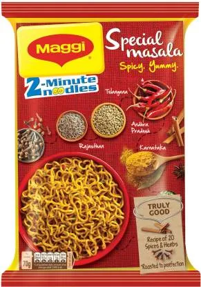 Maggi 2 Minute Special Masala Instant Noodles Vegetarian - 70 gm