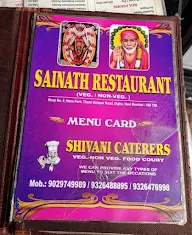 Sainath Restaurant menu 4