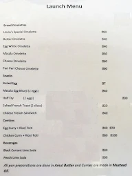 Uncle Eggz menu 1