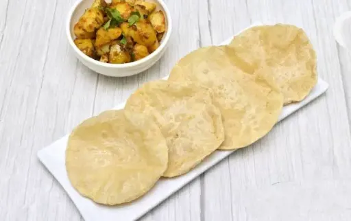 Aloo Jeera With Poori