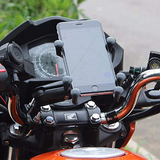 Title 5, Bicycle riding bracket, securely holds your pho...