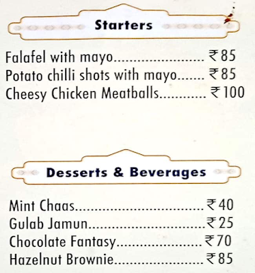 The Biryani Life menu 