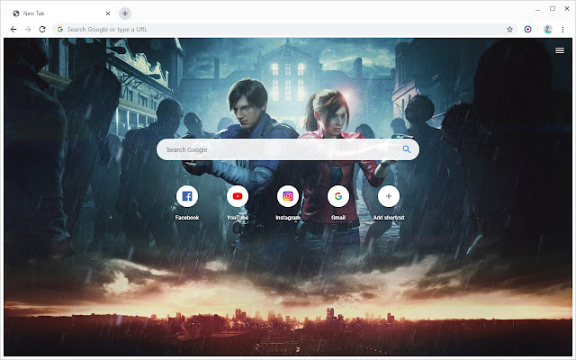 Resident Evil 2 Wallpapers New Tab