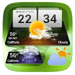 Planks GO Weather Widget Theme Apk