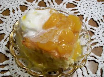 Orange Sponge Cake With Sauce by Freda