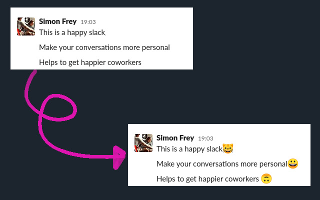 Happy Slack chrome extension