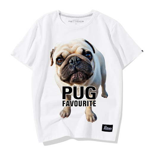 Title 6, Pug short sleeve T-shirt for dog lovers. Enjoy ...