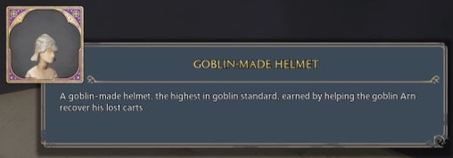 Goblin helmet