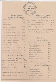 Kool Joint menu 3