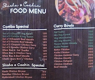 Shisha@Cochin menu 1