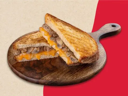 Mushroom & Cheese Melt Sandwich