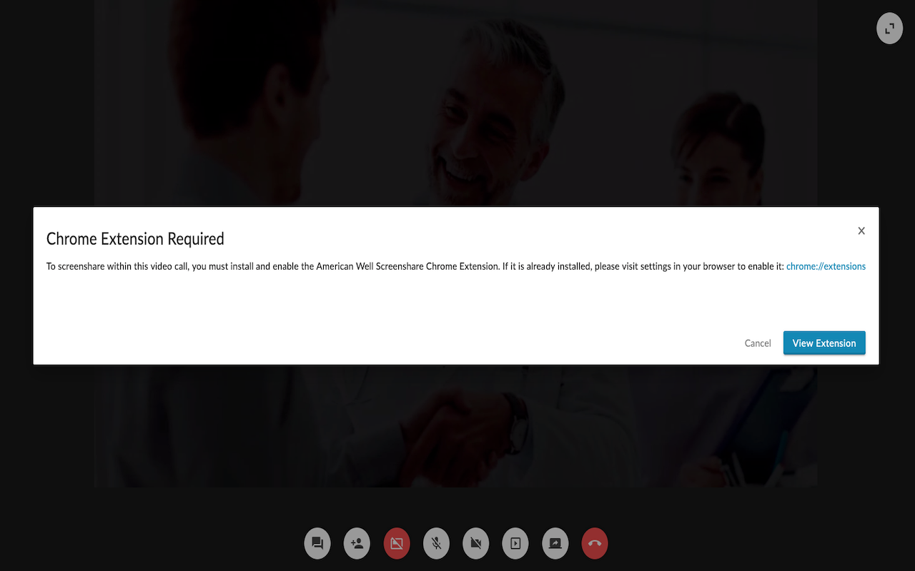 American Well Screensharing Extension Preview image 0
