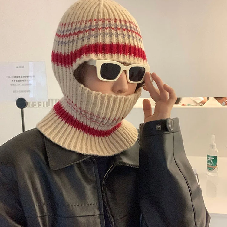 Grappige persoonlijkheid contrastkleur Retro Pullover Hat dames