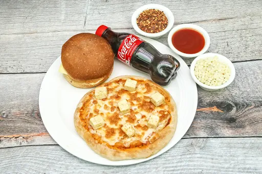 Cheese Paneer Pizza Combo