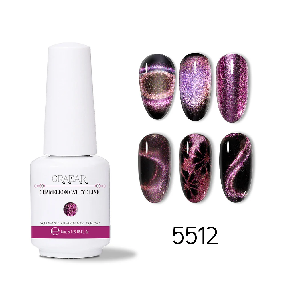 Title 5, Gel Chameleon Super Galaxy Cat Eye para Unhas. ...