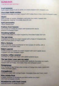 Eden Vegetarian menu 7