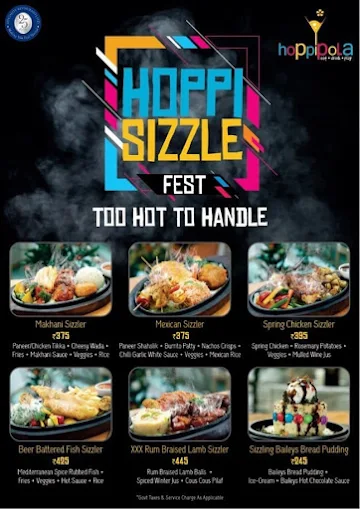 Hoppipola menu 