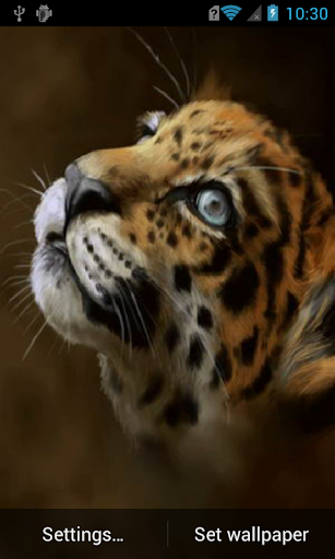 Lively leopard Live Wallpaper