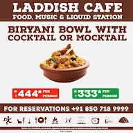 Laddish Cafe - Food, Music & Liquid Station menu 1