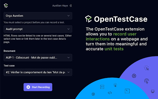 OpenTestCase Recorder