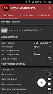 Secret Video Recorder Pro- SVR 3.2 APK + Mod (المال غير محدود / طليعة) إلى عن على ذكري المظهر