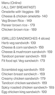 Fit Food 27 menu 1