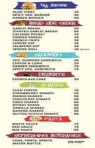 Umeed Pizza Fast Food Corner menu 2