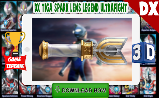 DX Ultraman Tiga Spark Lens Legend Simulation