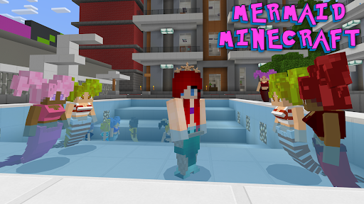 Screenshot Mermaid mod for Minecraft