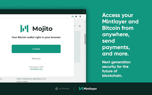 Mojito - A Mintlayer Wallet