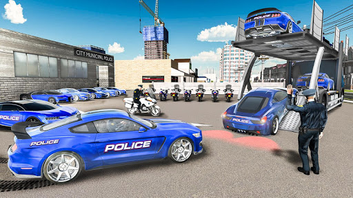 US Police Car Transport Cruise Ship Simulator 2018