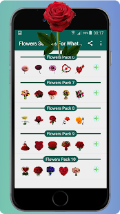 鲜花玫瑰贴纸为WhatsApp- WAStickerApp(圖8)-速報App